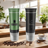 Wireless Portable Espresso Coffee Maker for Car Home Camping 3-in-1 Capsule Coffee Machine Perfect for Travel Office Outdoors