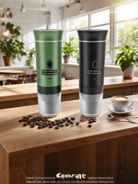 Wireless Portable Espresso Coffee Maker for Car Home Camping 3-in-1 Capsule Coffee Machine Perfect for Travel Office Outdoors