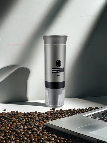 Wireless Portable Espresso Coffee Maker for Car Home Camping 3-in-1 Capsule Coffee Machine Perfect for Travel Office Outdoors