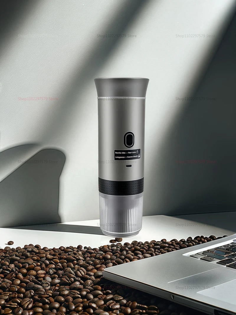 Wireless Portable Espresso Coffee Maker for Car Home Camping 3-in-1 Capsule Coffee Machine Perfect for Travel Office Outdoors