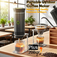Wireless Portable Espresso Coffee Maker for Car Home Camping 3-in-1 Capsule Coffee Machine Perfect for Travel Office Outdoors